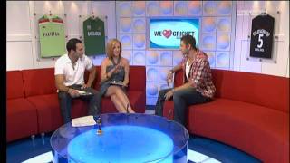 Sarah-Jane Mee on Cricket AM 12th June 2010 - Pt 2 of 2