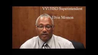 VVUHSD Elvin Momon Superintendent at Victor Valley Union High School District