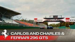 Carlos and Charles take the Ferrari 296 GTS for a spin