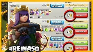 GANo 3 DEFENSAS SEGUIDAS - VUELVE #REINA50 - CLASH OF CLANS