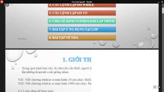 Buổi 8 - Giải Bài Tập Vòng Lặp - [1/3]