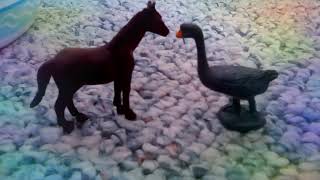 horse and goose are having sex today