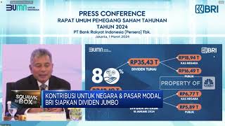 Kontribusi Nyata Untuk Negara & Pasar Modal, BRI Setor Dividen Jumbo