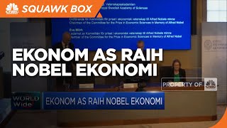 3 Ekonom AS Raih Nobel Ekonomi Berhadiah Rp 16,3 Miliar
