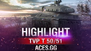 Чехословацкий танк в деле! Часть 1. TVP T 50/51 в World of Tanks!