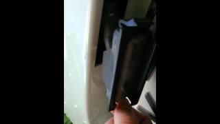 Замена лампы подсветки номера Hyundai solaris hatcback/ Replacement lamp light plate