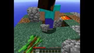 SkyBlock(1)-генератор и обсидиан