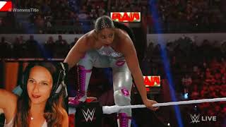 WWE Raw Carmella vs Bianca #WomensTitle 7/11/22