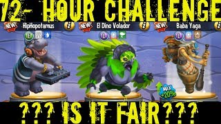 Monster Legends | 72-Hour Challenge | Baba Yaga, El Dino Volador, HipHopotamus