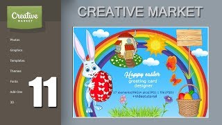11. Creative Market. Добавляем на Creative Market пасхальный конструктор.
