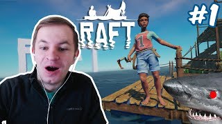 ОДИН ПОСРЕДИ ОКЕАНА С АКУЛАМИ - RAFT: выживание на плоту #1