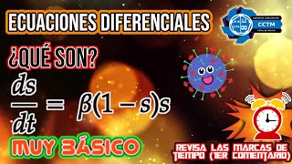 ???? ¿Qué son las ecuaciones diferenciales? | Introducción |¡Muy, muy básico!
