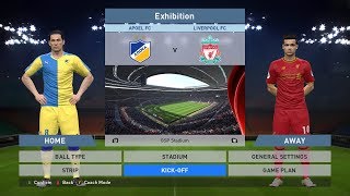 Apoel FC vs Liverpool FC, GSP Stadium, PES 2016, PRO EVOLUTION SOCCER 2016, Konami, PC GAMEPLAY, PC