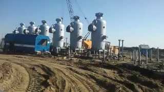 Мега стройки КС 5 Усинская. Mega construction COP 5 Usinsk.