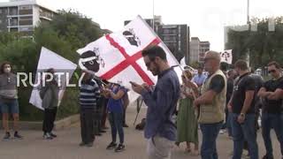 Italy: Supporters rally for Puigdemont as he appears at extradition hearing