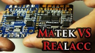 Быстрое сравнение Hubosd плат от Matek и Realacc
