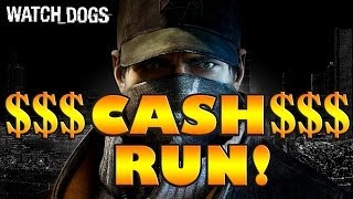 WATCH DOGS - Parkouring! - CASH RUN -  Gameplay (Xbox one)