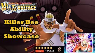 Killer Bee Ability Showcase | Naruto x Boruto Ninja Voltage