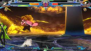 Blazblue: Chrono Phantasma @ TSB 10/26 - Bace (Hazama) vs Zidane (Terumi)