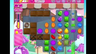 Candy Crush Saga Level 2033 solved  - NO BOOSTERS !