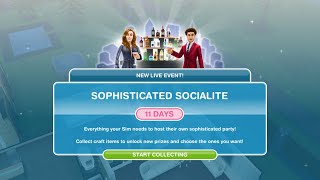Sophisticated Socialite Live Event Walkthrough - Sims Freeplay