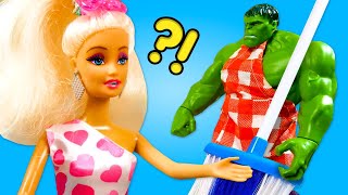 Халк - уборщик?! Супергерои новая серия - Видео для детей