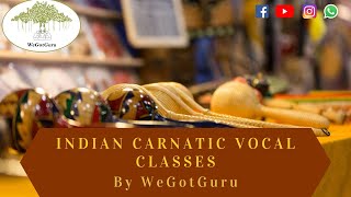 Ramesh Chadaga Teaches Carnatic Vocals @WeGotGuru
