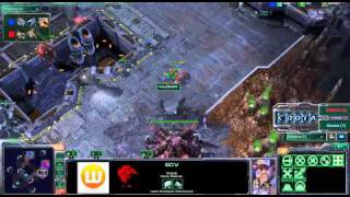 StarCraft 2 - SC225 - DIMAGA (Z) vs Strelok (T) on Scrap Station