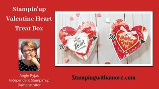 Stampin'up Valentine Heart Treat Box