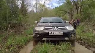 Mitsubishi Pajero Sport off-road покатушки бездорожье внедорожник грязь