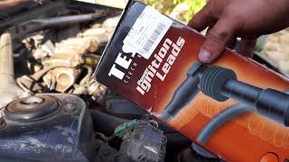 замена бронепроводов + свечей зажигания на Toyota Celica T16
