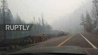 USA: Devastating Dixie Fire's mark visible on CA's Greenville