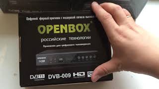 Обзор DVB-T2 приставки OPENBOX DVB-009