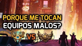 POR QUE ME TOCAN EQUIPOS MALOS en League of Legends? MMR, Smurfs y los Secretos de Lol
