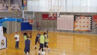 Entreno Maurice Ndour con Real Madrid