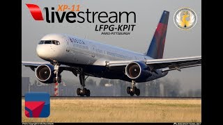 X-PLANE 11 | Flight Factor 757 Vatsim LFPG-KPIT