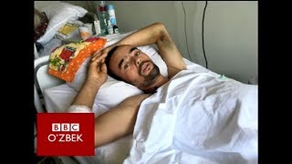 Ўзбек мигранти ичак-чавоғи осилган ҳолда шифохонадан чиқарилди - BBC O'zbek