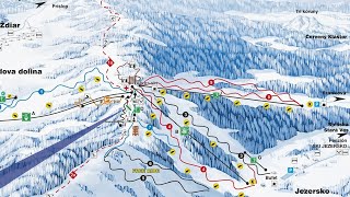 Ski Bachledova - Trasa 8 Furmanec, Gimbal, 4K