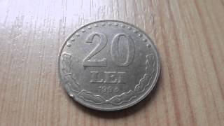 Romanian Leu - The 20 Lei coin in HD