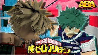 4 NEW CHARACTERS! MY HERO ACADEMIA! | ANIME BATTLE ARENA | ROBLOX