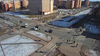 Авария в Петергофе. Перекресток Ботаническая/Чебышевская