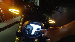 New Tvs Ronin 225 Headlight In Night | Price | Top BT Model