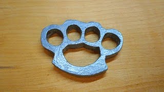 Как сделать Кастет из дерева?/ How to brass knuckles made ​​of wood ?