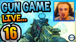 "NOOOOOO!" - Gun Game LIVE w/ Ali-A #16! - (Call of Duty: Ghost)