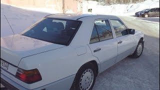 Дали прокатиться ИДЕАльный w124. Сидим в гараже.