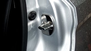 Lada Vesta.  Накладки на дверные замки