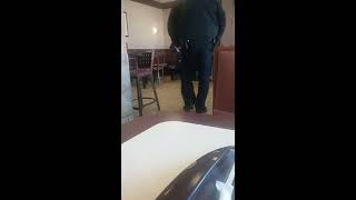 Drunk Lady Throwing up in Mcdonalds