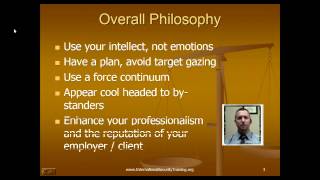 Responding To Arguments - Nightclub Security Casino Executive Protection Training Course 3-2-2013