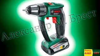 Bosch PSR 18 LI 2 Ergonomic (Бесщёточный шуруповёрт 18v) Какой шуруповёрт выбрать \ brushless