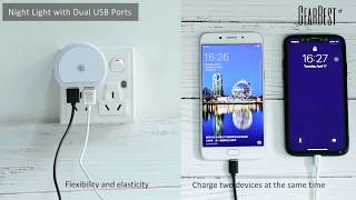 Зарядное устройство USB для штепсельной вилки EU в GearBest  за 189 рублей, скидка 40%